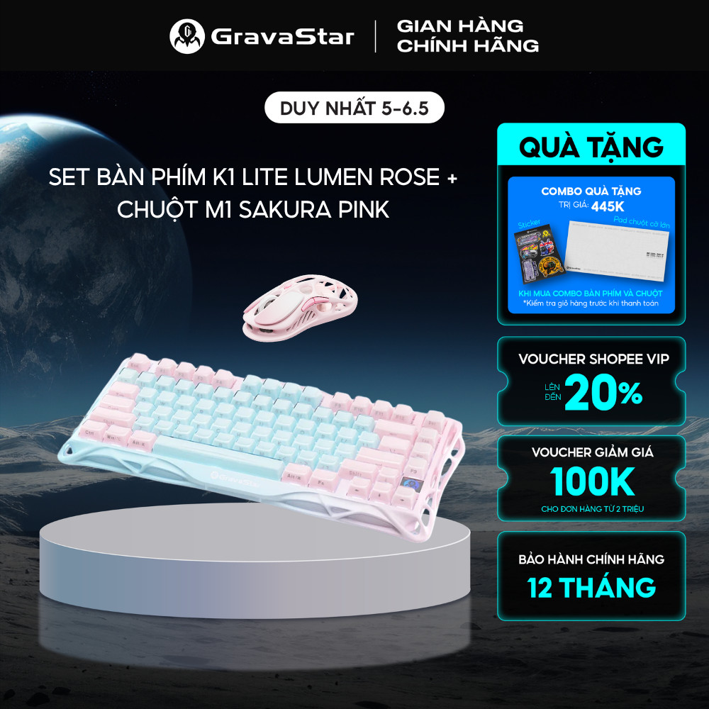 Bộ bàn phím và chuột Gaming Mercury K1 Lite và Chuột Gaming dành chuyên cho game thủ