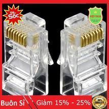 Đầu bấm dây mạng LAN J45 I Hạt mạng CAT6 CAT5 I Đầu bấm dây mạng