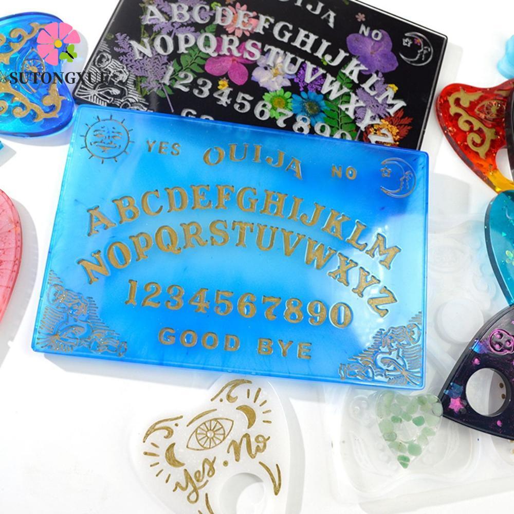 SUTONGXUE Nhựa Đúc Khuôn Trang Trí Nhà Trò Chơi Gothic Epoxy Handmade DIY Ouija Board