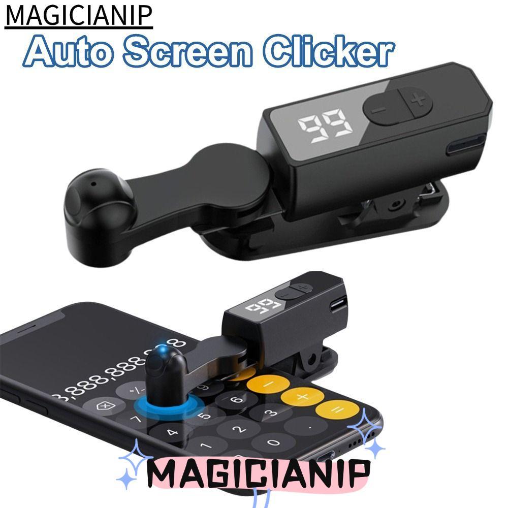 MAGICIANIP Electric Auto Page Turner, USB Fast Click Auto Screen Click, Portable Physical 107 Gears 