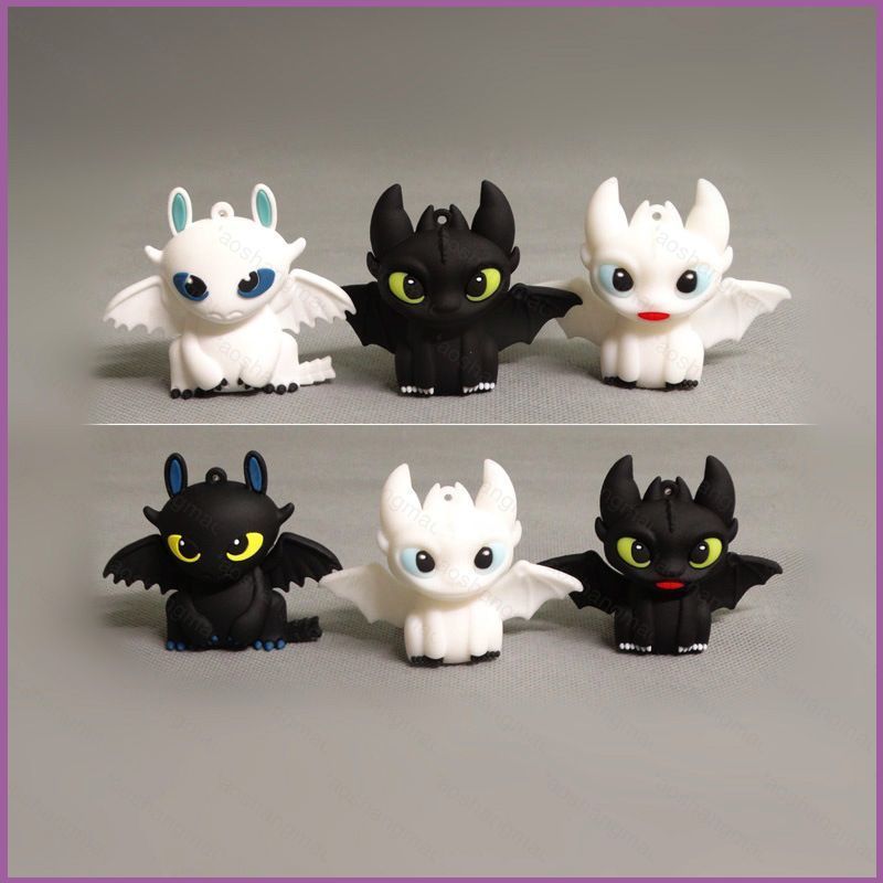 YT3 6 Chiếc Cách Huấn Luyện Rồng Của Bạn Nhân Vật Hành Động Ánh Sáng Fury Night Fury Không Răng Mô H