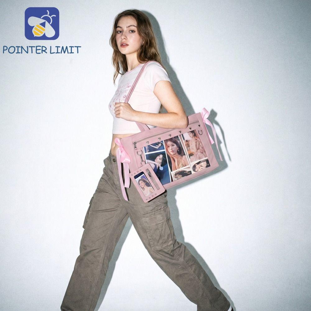 POTER GIỚI HẠN Nơ Đinh tán Itabag, Huy hiệu trưng bày hàng hóa thần tượng Túi Ulzzang Ita, Túi Tote 