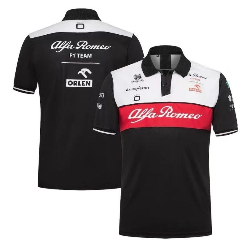 F1 Racing Suit New Polo Shirt Motorcycle Clothing Mountain Breathable Quick-Drying Crew Neck Short S