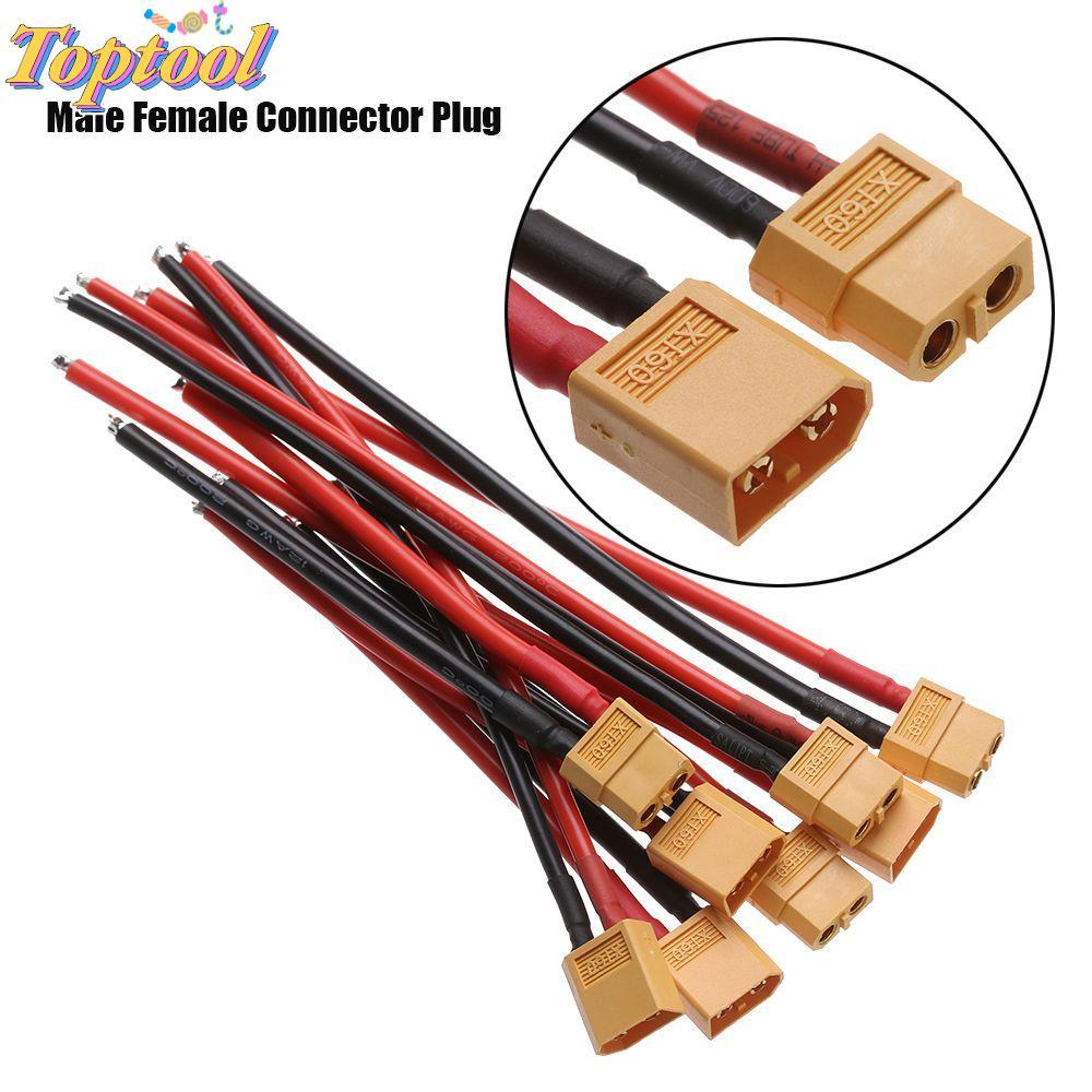 TOPTOOL XT60 Đầu Nối Cắm Nóng 12 AWG / 14 AWG Dây Phụ Kiện Mô Hình Nữ / Nam