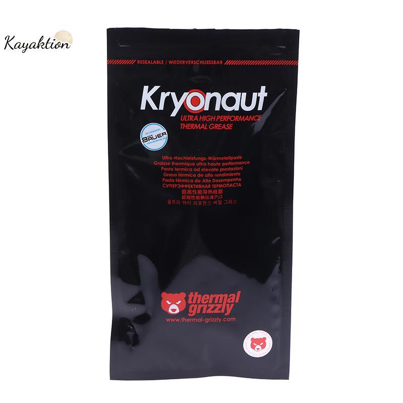 Kayaktion 5.5g Nhiệt Grizzly Kryonaut Extreme KE Nhiệt Dán Cho CPU / GPU Cooler Dung Tích Lớn Làm Má