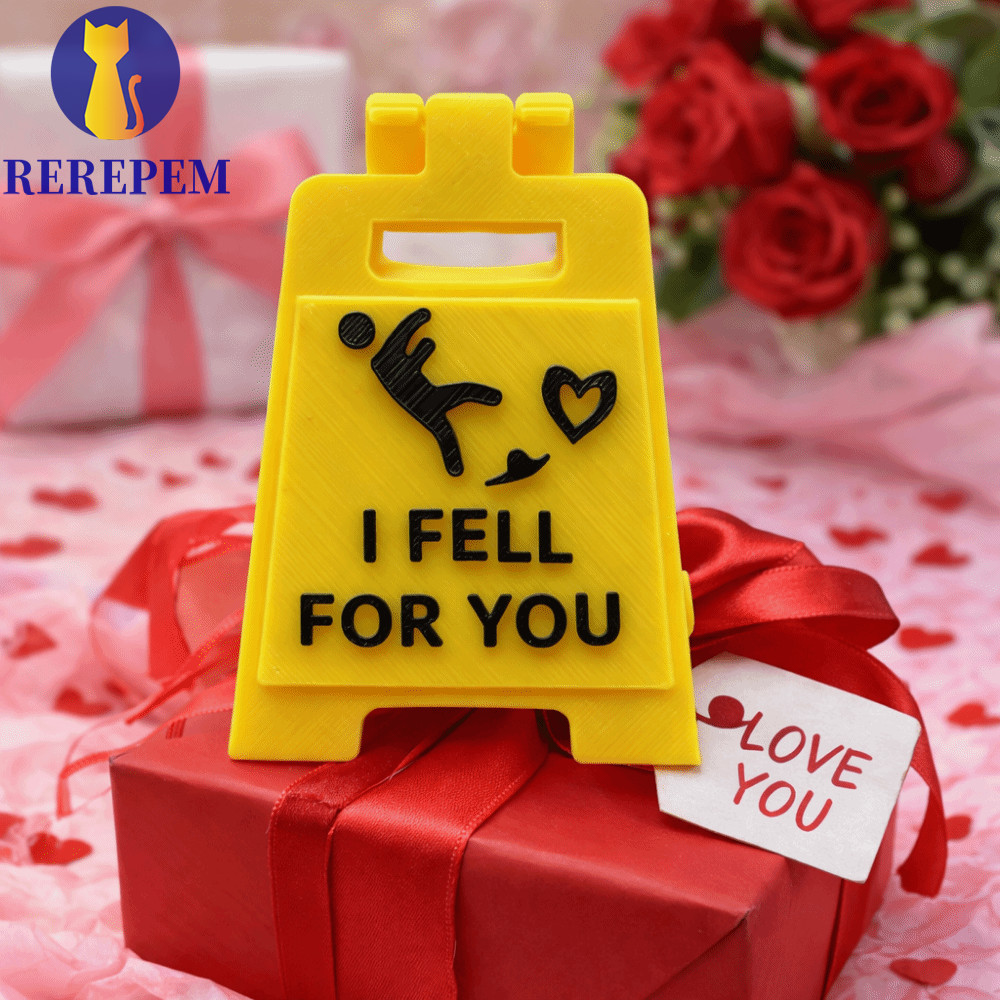 MARTIN1 Falling In Love Signboard, Trang trí máy tính để bàn Thiết kế thú vị Dấu hiệu lãng mạn, Máy 