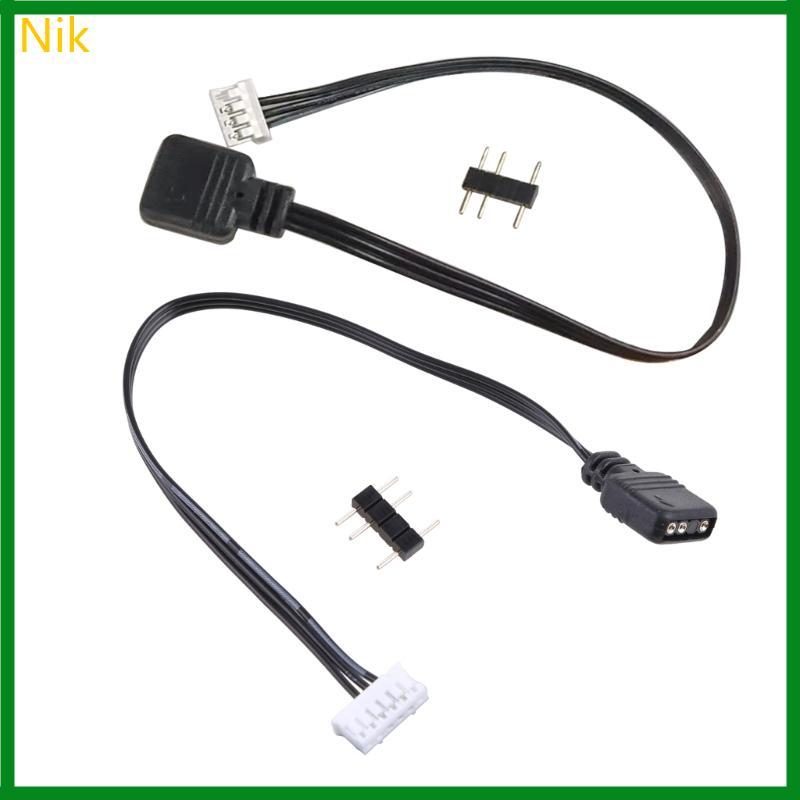 Fan Controller Adapter Cable 4Pin/6Pin to 5V ARGB 3Pin Converter