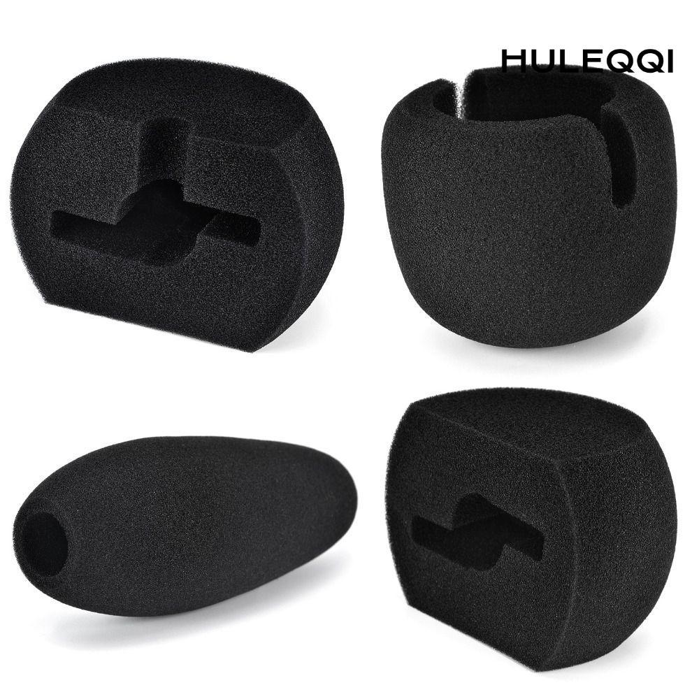 Vỏ xốp micro HULEQI, Kính chắn gió micro chống gió giảm tiếng ồn, Bộ lọc Mic Pop chuyên nghiệp đa nă
