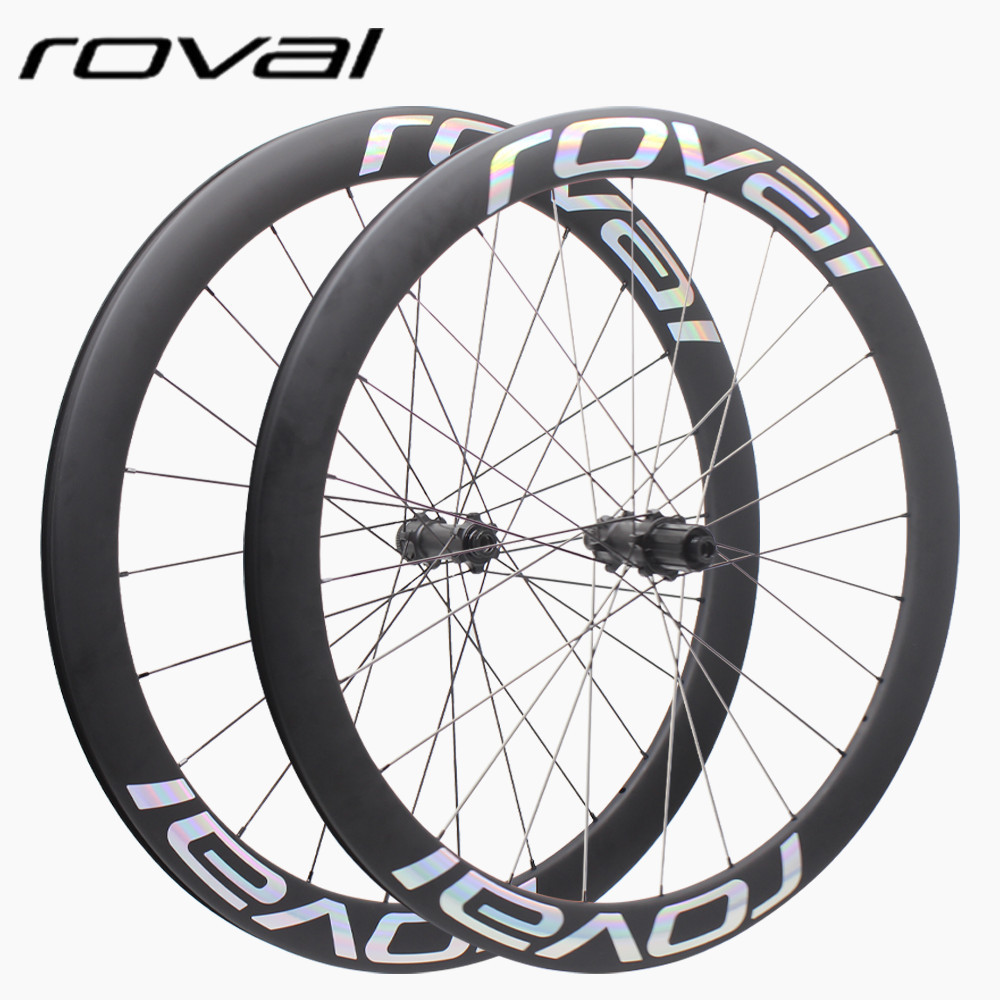 Bộ bánh xe phanh đĩa Roval sợi carbon với khóa trung tâm dành cho xe đạp đường bộ và xuyên quốc gia