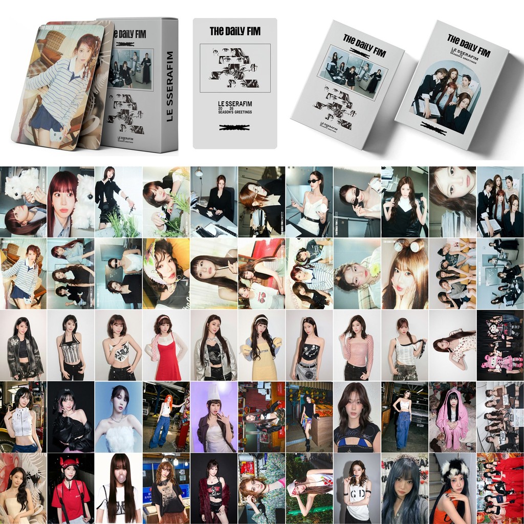 55 Cái / hộp Mùa 2026 Lời chào DIFFERENT Nhật Bản Mini Album Photocards HOT CRAZY DỄ DÀNG Lomo Cards
