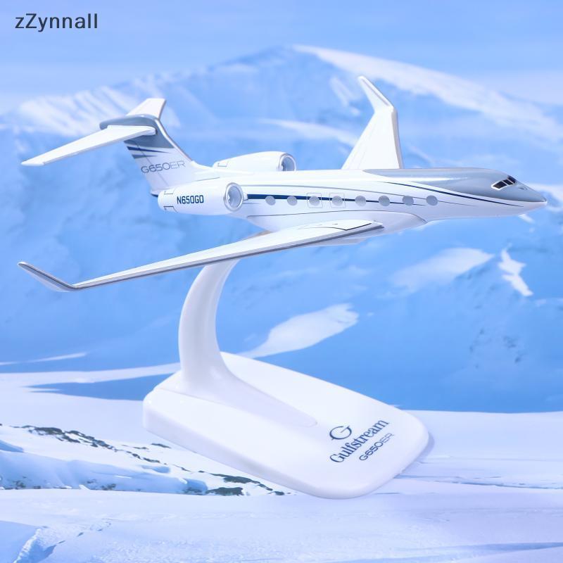 ZZynall 1 Chiếc Gulfstream G650 Máy Bay Diecast Tỉ Lệ 1 / 200 Máy Bay Mô Hình Máy Bay G650ER Máy Bay