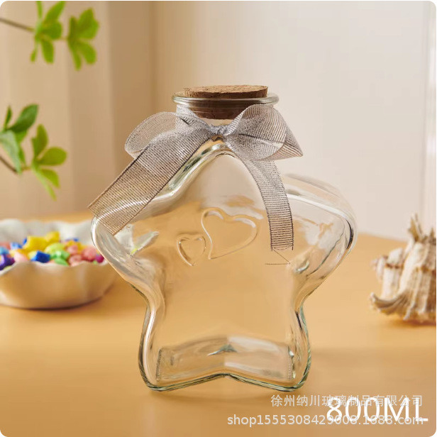 Chai thủy tinh Gradient Star Origami Star Lucky20251211