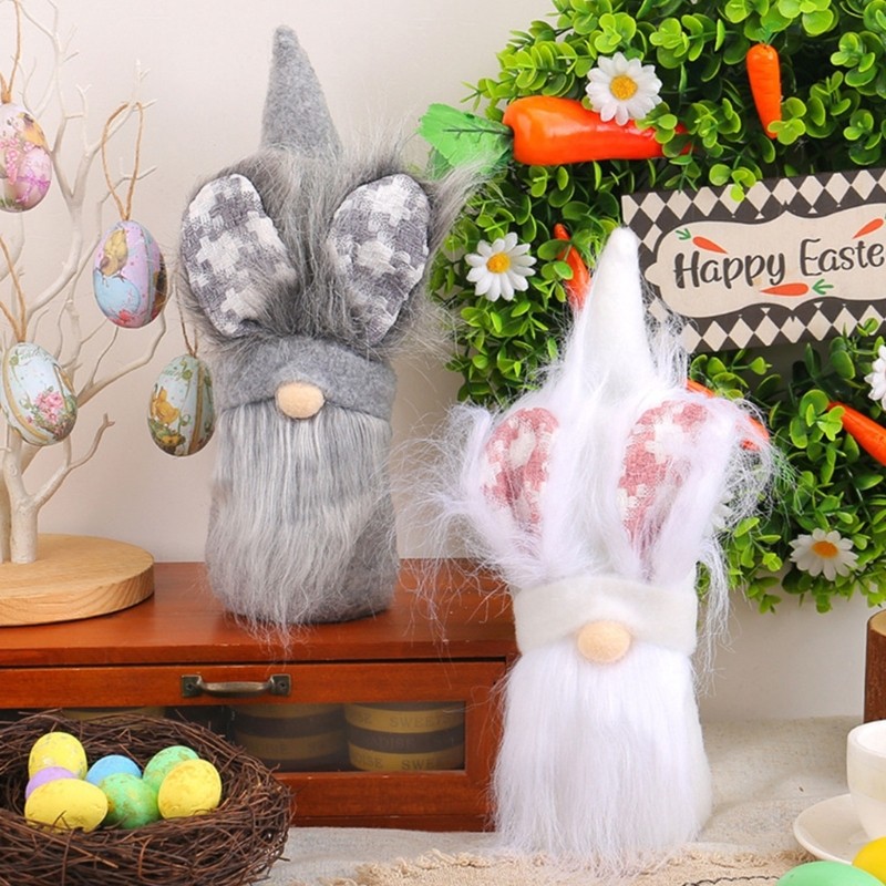 YU Sang Trọng Phục Sinh Gnomes Phục Sinh Thụy Điển Tomte Gnomes Thỏ Scandinavia Tượng Nhỏ
