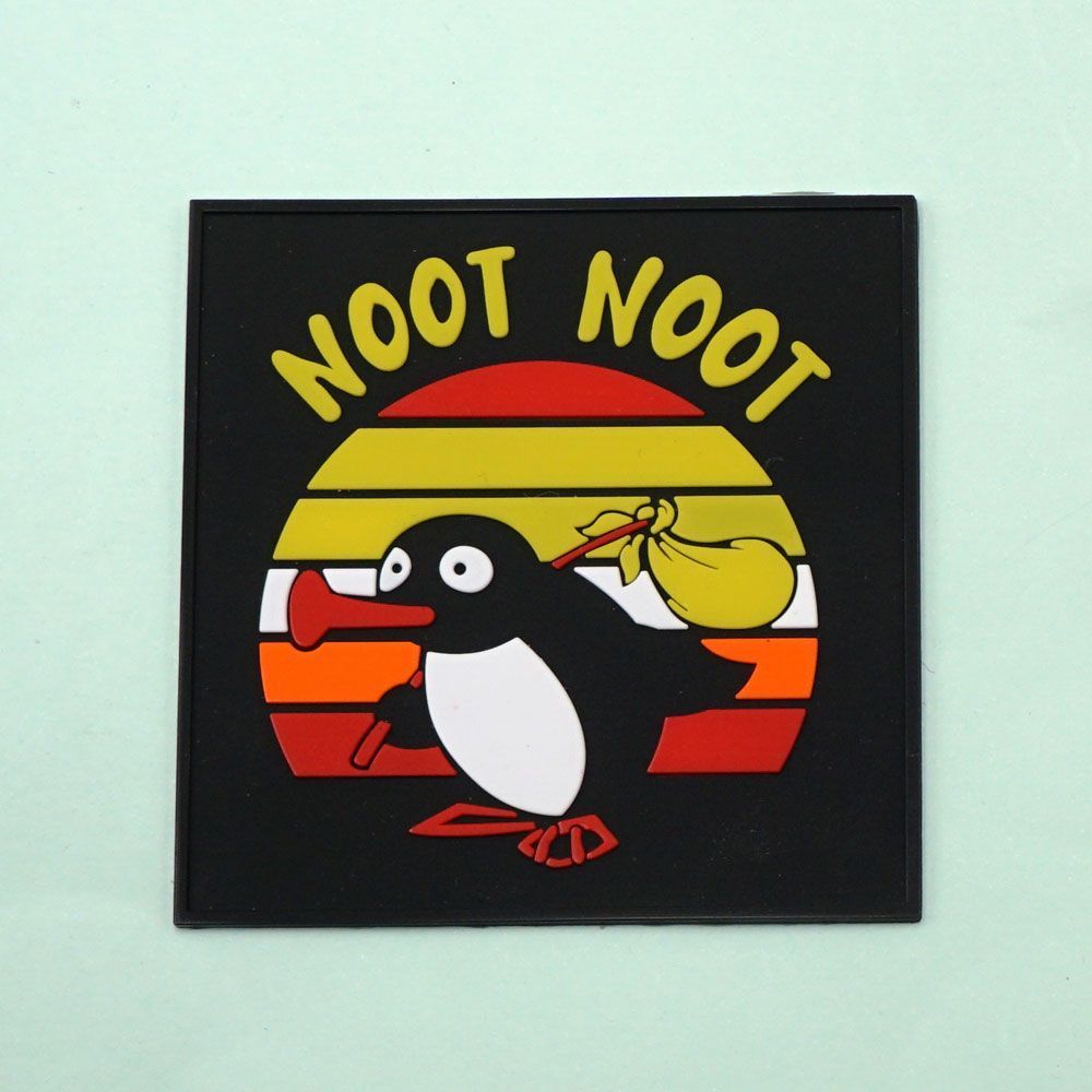 [Miếng dán Velcro tùy chỉnh] AE.Cartoon Animation Trumpet Little Penguin NOOT Miếng dán Velcro 3D / 