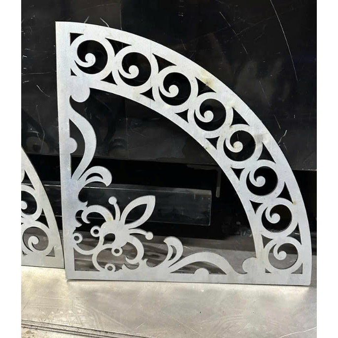 Hoa văn CNC sắt góc 1/4_40cm