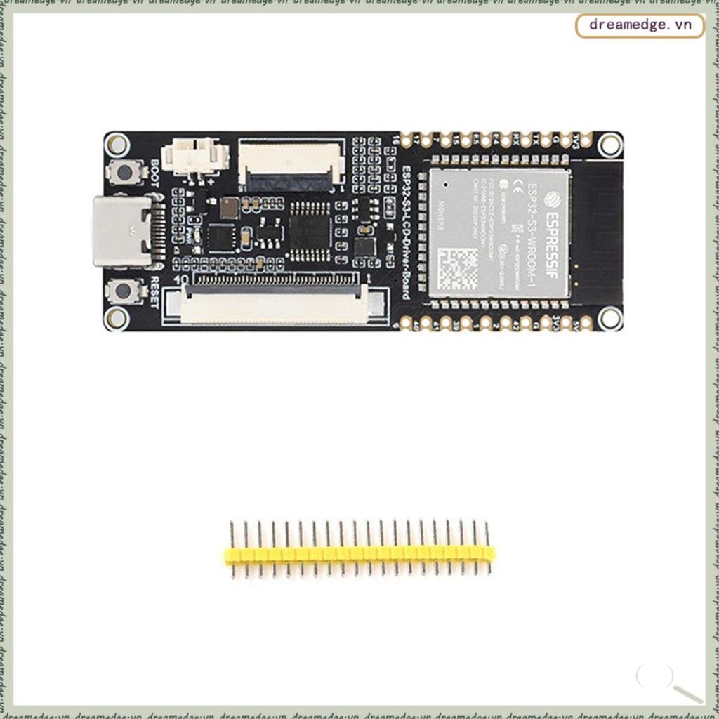 [dreamedge] Bảng điều khiển LED ESP32-S3 RGB trên bo mạch ESP32-S3-WROOM-1-N8R8 Mô-đun 40 / 18 Pin T