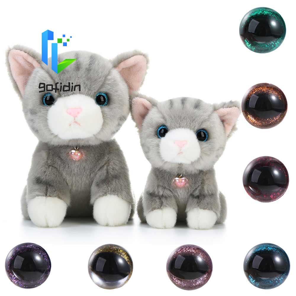 GOFIDIN Mắt An Toàn Cho Amigurumi, Mắt Thú Nhồi Bông 12 Mm Mắt An Toàn Cho Móc, Phụ Kiện Thủ Công 3D