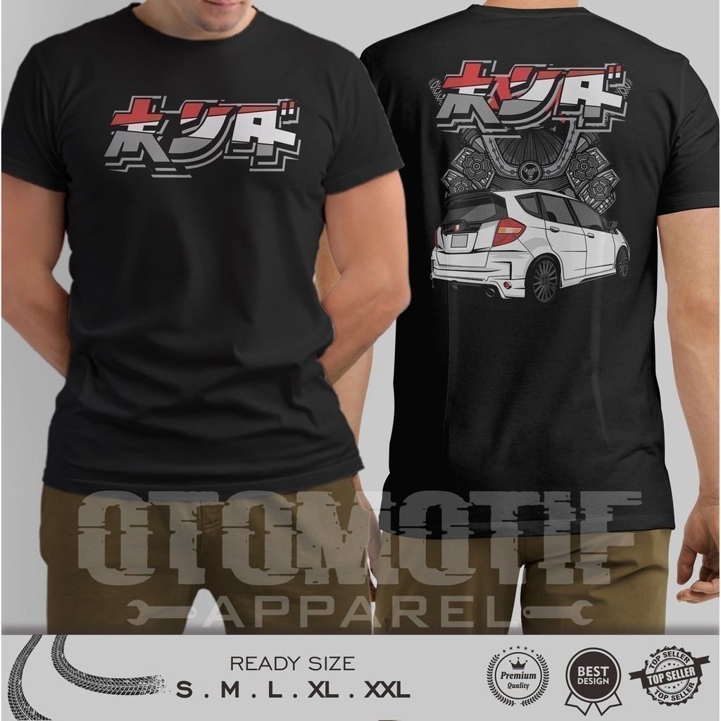 Honda thời trang 2025 JAZZ GE8 NHẬT BẢN RACINGLOOK SERIES 060 Áo thun / Baju Microfiber Jersi / Áo t