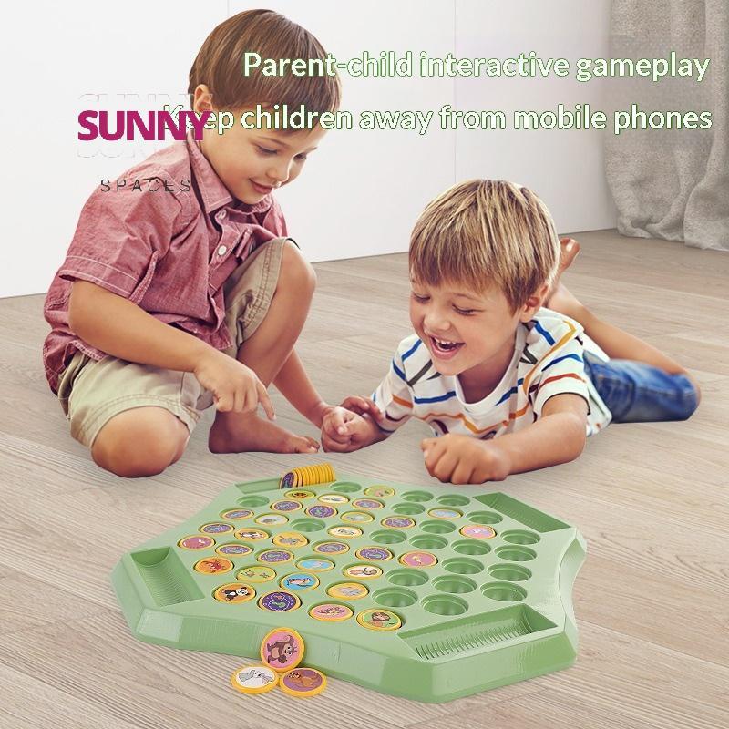 [Sunny Spaces] 2-4 Người Chơi Flip Chess Memory Game Board Games Double Player Battle Puzzle Toy Kid