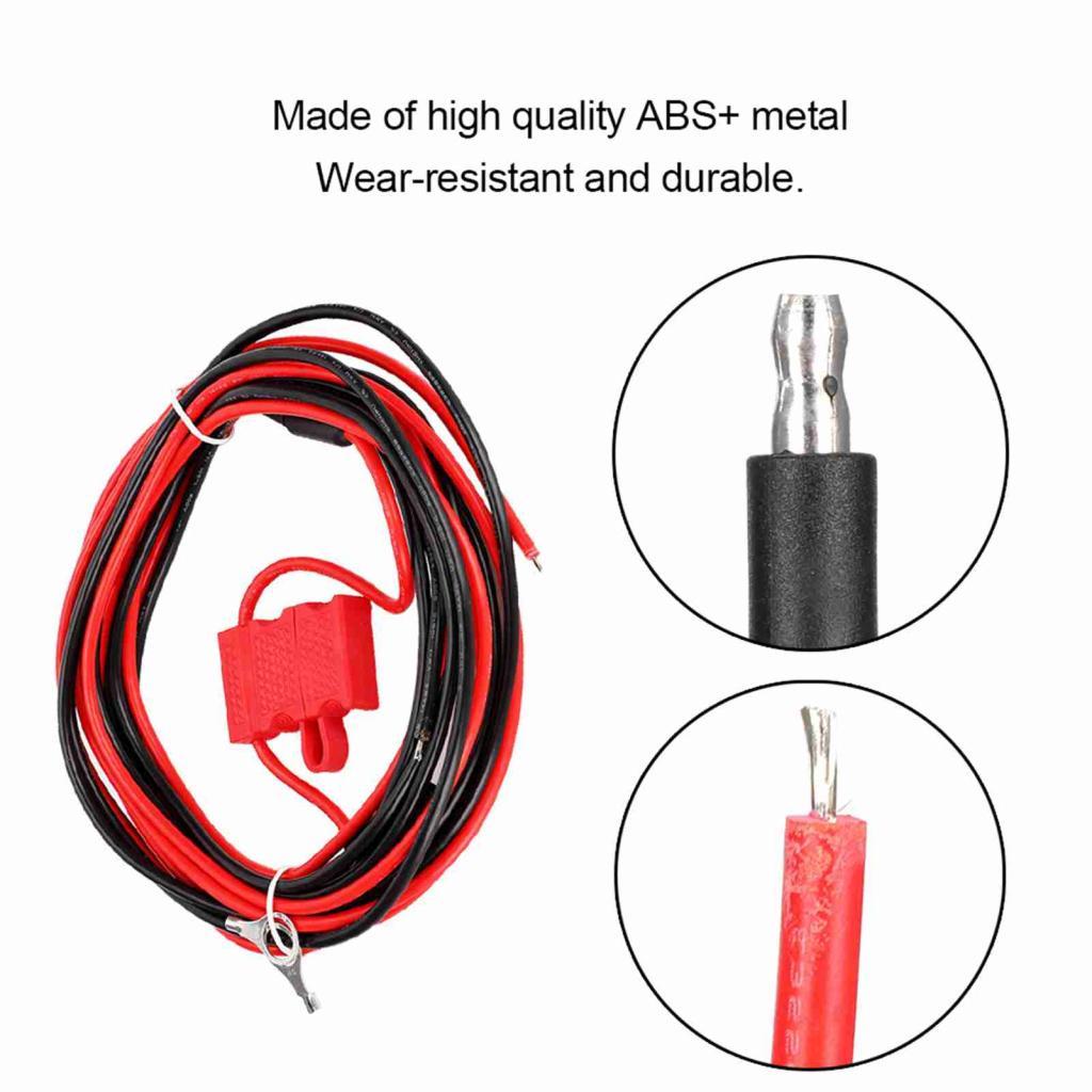 Hahao PUSOKEI 12V DC Dây Cáp Cho Đài Phát Thanh Tương Thích CM200 CM300 PM400 GR300 GR4200 GR12 SM10