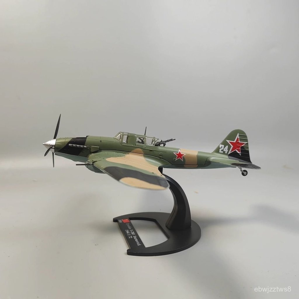 1:72Máy bay Ilyushin của Liên Xô trong Thế chiến II IL-2M3Mô hình máy bay chiến đấu hợp kim, đồ tran