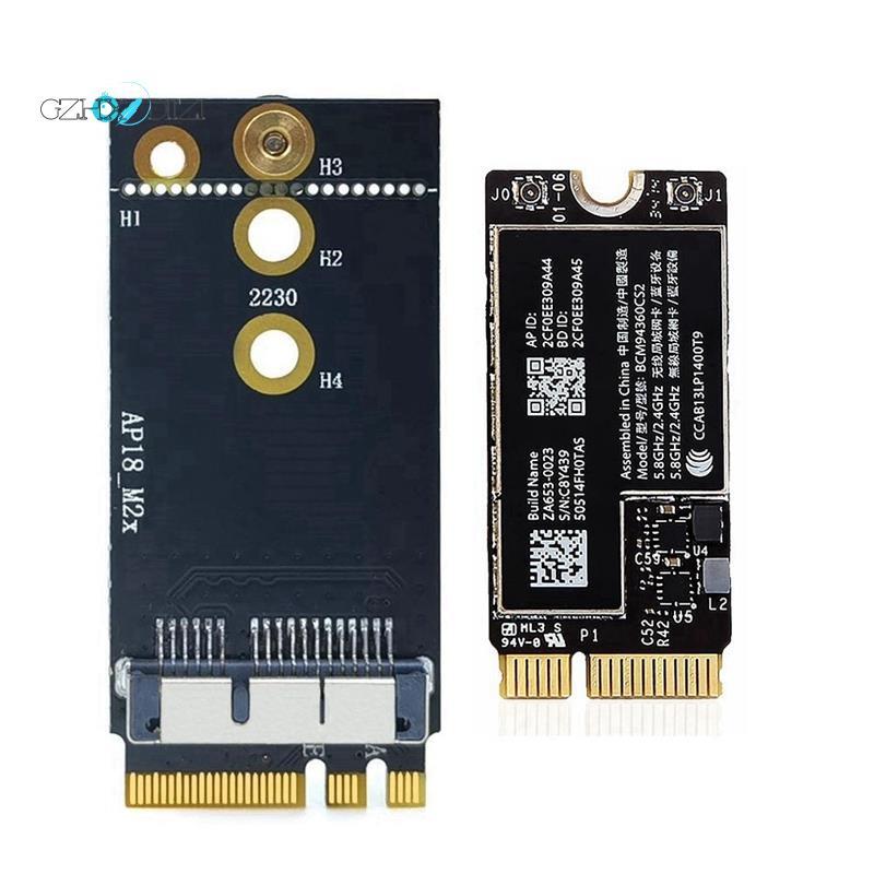 BCM94360CS2 Dual Band Wifi Card NGFF M.2 Key A / E Adapter Card Cho 11Inch A1465 13Inch A1466