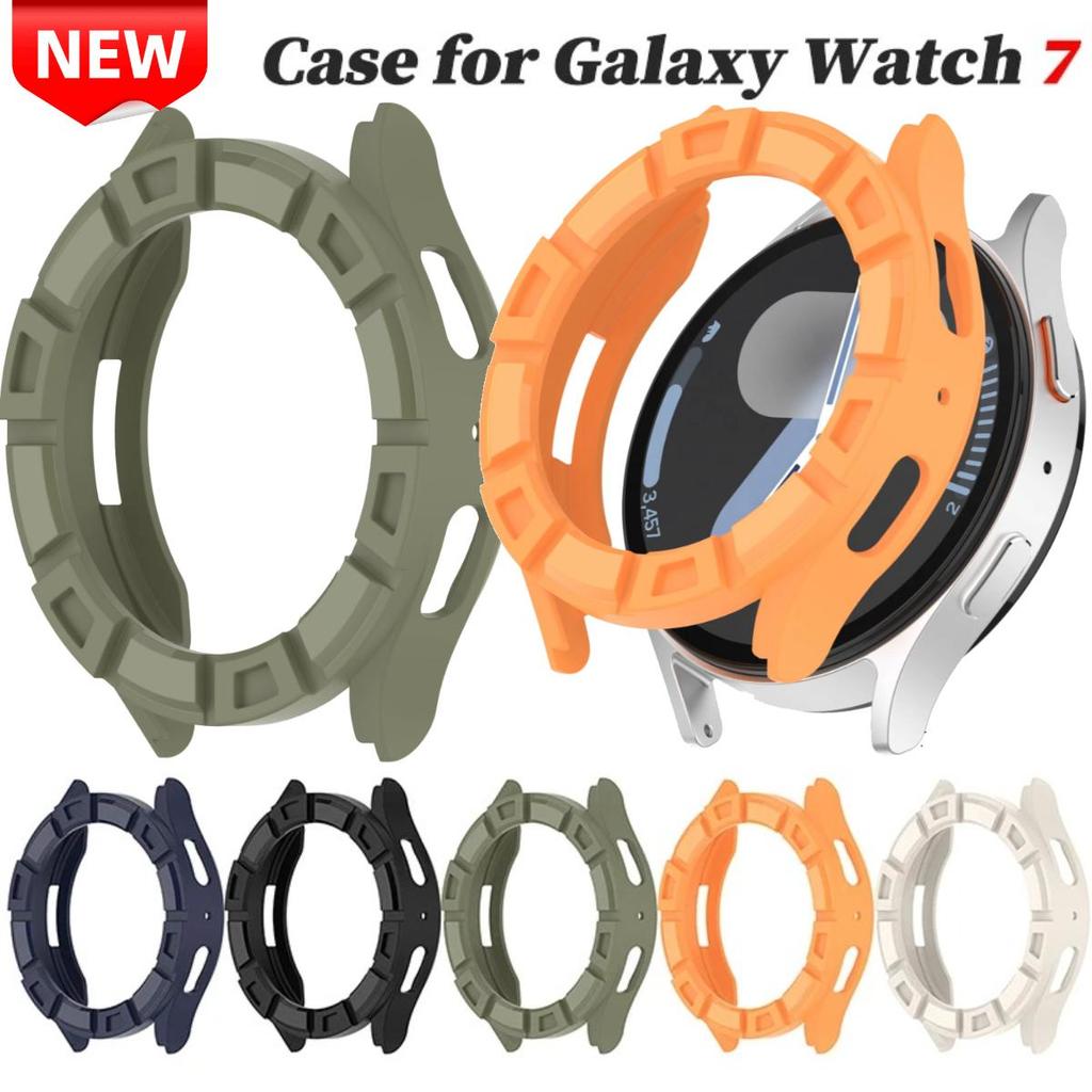 Ốp Lưng TPU Mềm Rỗng Cho Samsung Galaxy Watch 7 44mm 40mm Nửa Bảo Vệ Cho Galaxy Watch 7 44mm 40mm Ốp