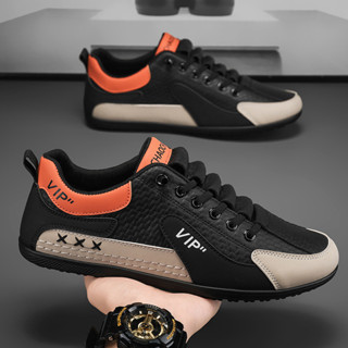 [Sản phẩm mới] Giày nam Giày thể thao thông thường trượt mùa xuân bằng da chống thấm nước chống trượt đế mềm phù hợp cho nam [Bán chạy] yanghuavn