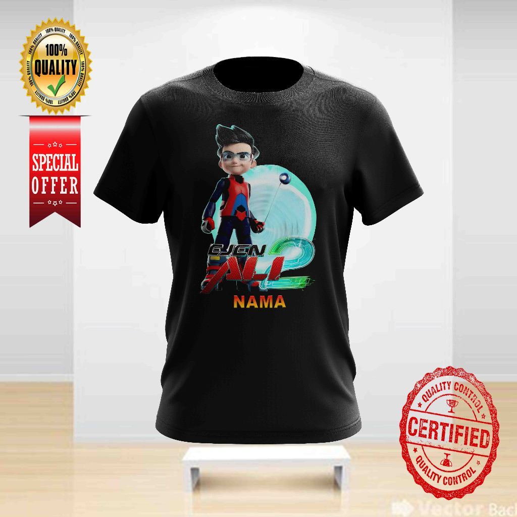 Ejen Ali the Movie 2 với áo thun Iris và Gadjet Microfiber Jersey