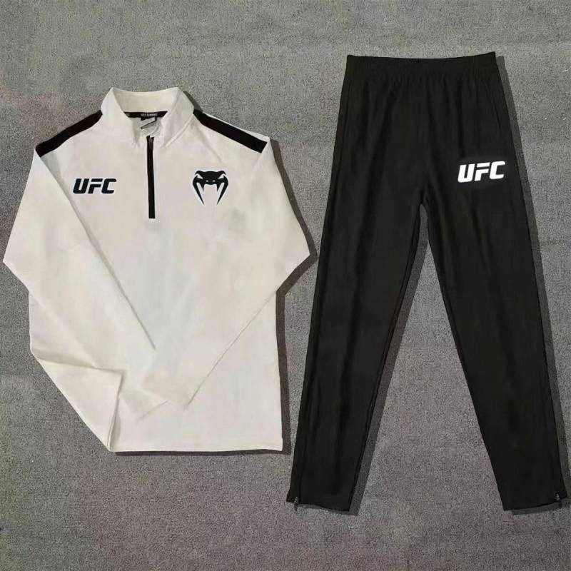 【Ready Stock】 American Autumn and Winter Zipper Set Training Running Gym Leisure Quick Drying Clothe