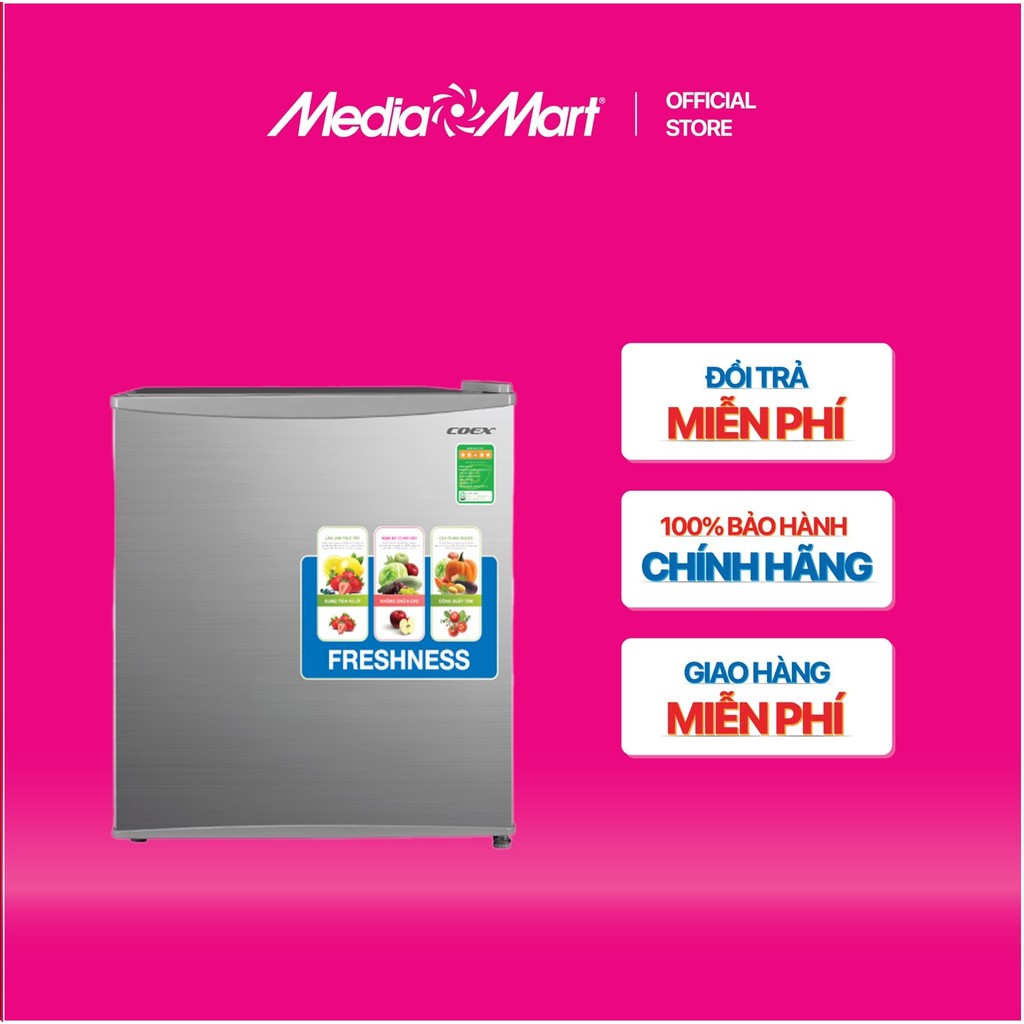 [MediaMart ONLINE-Ship 0đ] Tủ lạnh Coex 43L RT-4000SG
