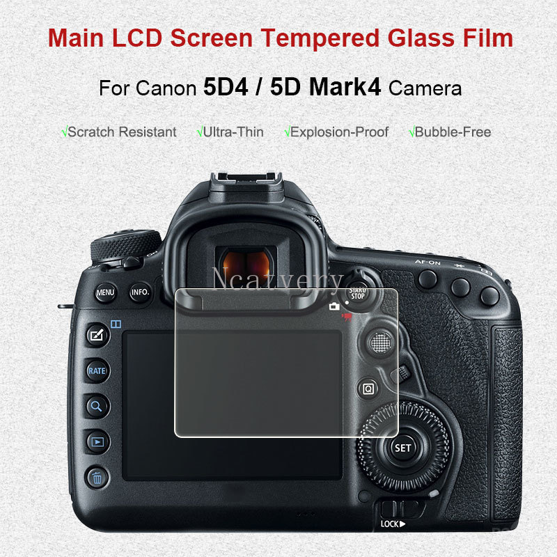 Camera Bảo Vệ Màn Hình Cho Canon 5d4 5D Mark4 MarkIV Mark 4 IV 5DIV Kính Cường Lực LCD Phim