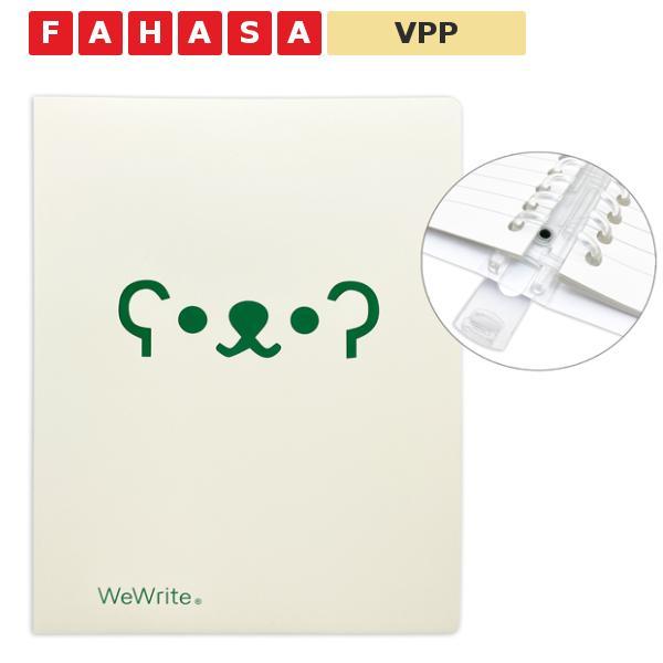 Sổ Còng ReadMe B5 - Kẻ Ngang - 80 Trang 80gsm - Ruột Có Thể Thay Thế - WeWrite 43237 - Màu Xanh Lá