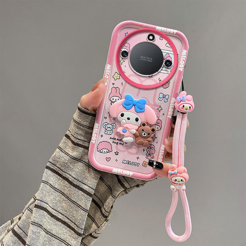 Kuromi Thích Hợp Cho Honor X70 Ốp Điện Thoại Mickey Nam Nữ Honor x70 Tinkerbell Hoạt Hình Nữ Dễ Thươ