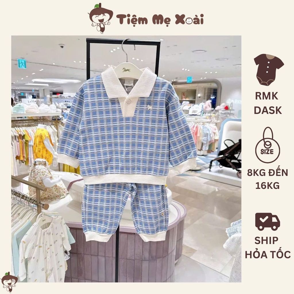 Set rmk ettoi 2025  xanh cực đẹp cho bé trai