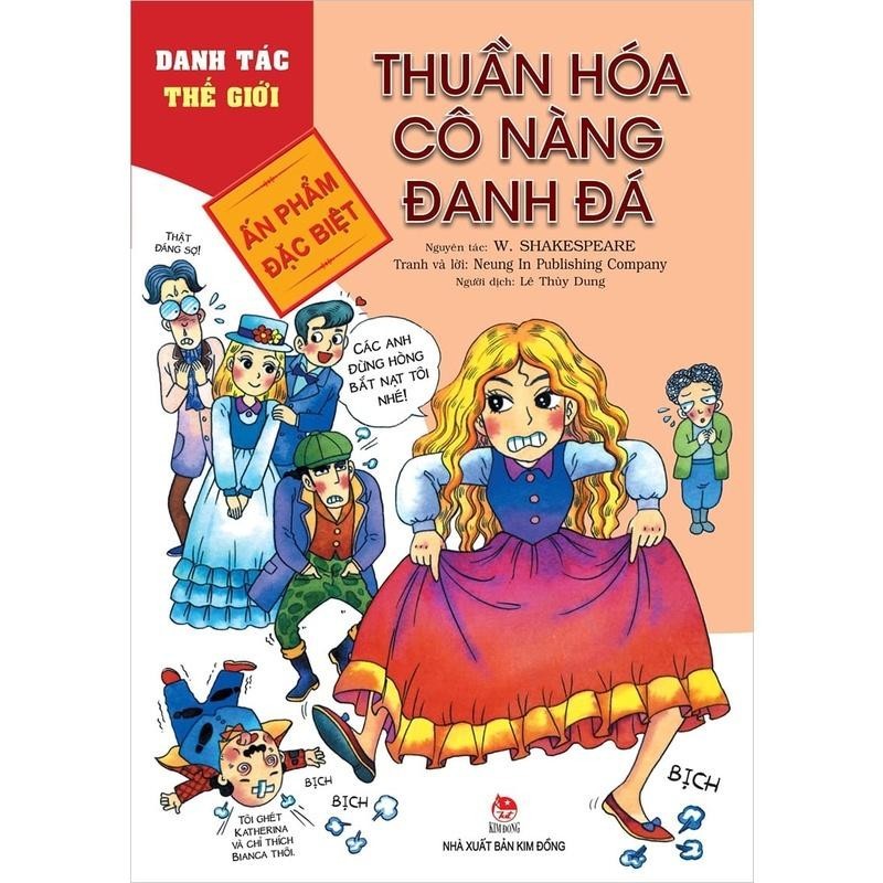 Sách - Thuần Hóa Cô Nàng Đanh Đá - Danh Tác Thế Giới - William Shakespeare - NXB Kim Đồng