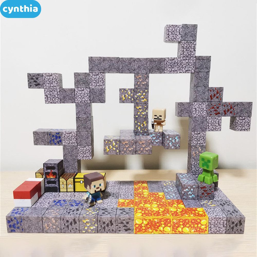 Kigift Minecraft DIY Magnetic Building Blocks Basic Guitar Lesson Book Kids Puzzle My Gift World Bas