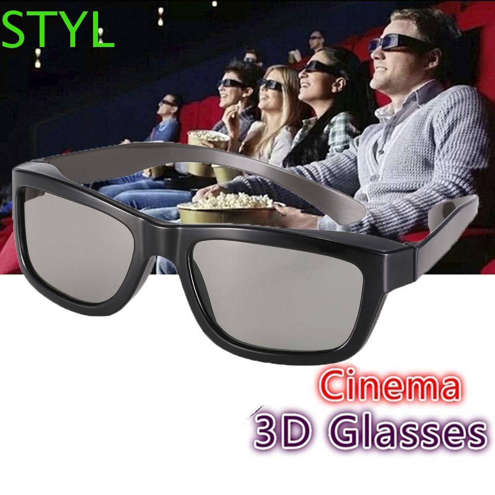 STYL 3D Kính TV Nhựa Máy Chiếu Phim 3D Game DVD Kích Thước Anaglyph