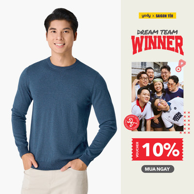 Áo len nam YODY cổ tròn Phom Regular dễ mặc TRA - MCKN25F057