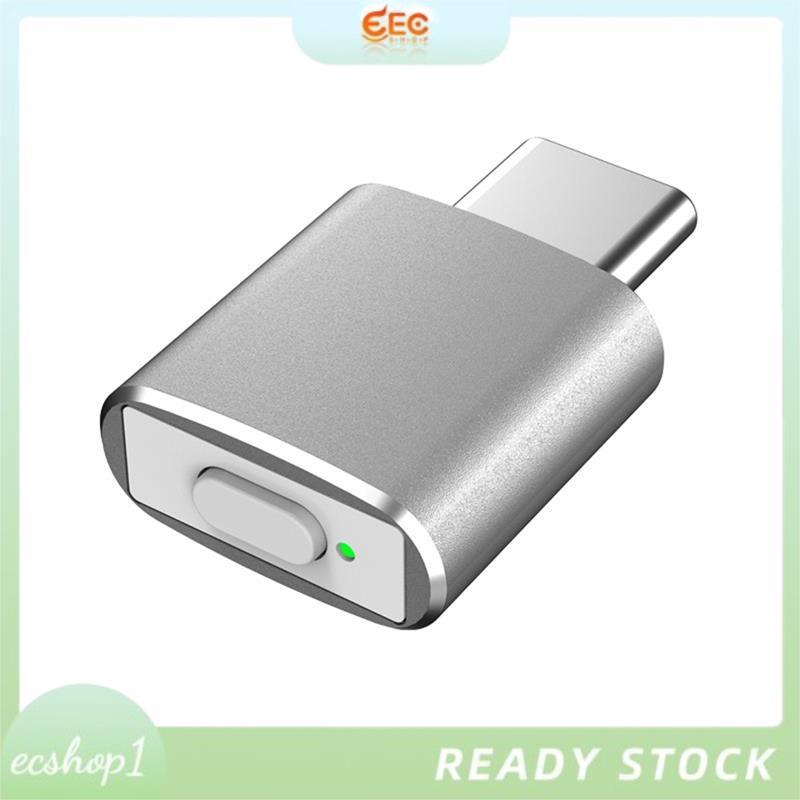 [ecshop1.ph] Chuột Type C Mover Jiggler Chuột tự động không thể phát hiện Mover 3 chế độ Jiggle Thiế