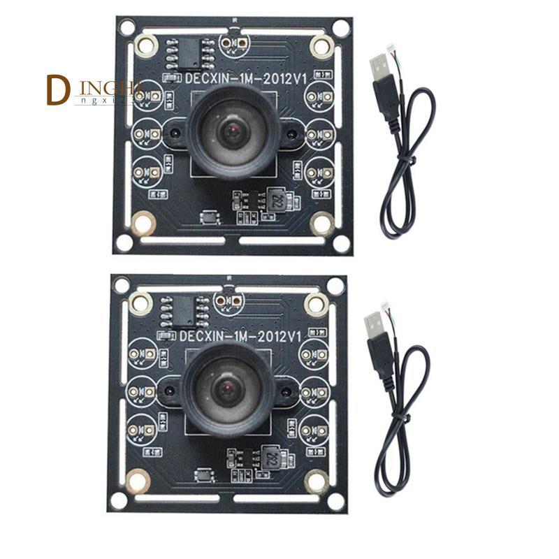 2 Chiếc 100 Độ Camera Module 1MP OV9732 1280x720 30fps USB Camera Module Ổ Đĩa Miễn Phí Cho WinXP / 