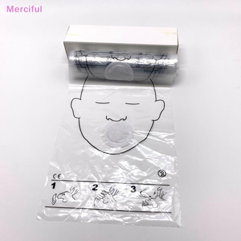 [Mer] 36 Cái / Cuộn Mặt nạ hồi sức CPR Tấm chắn mặt CPR cho Bộ sơ cứu huấn luyện CPR VN