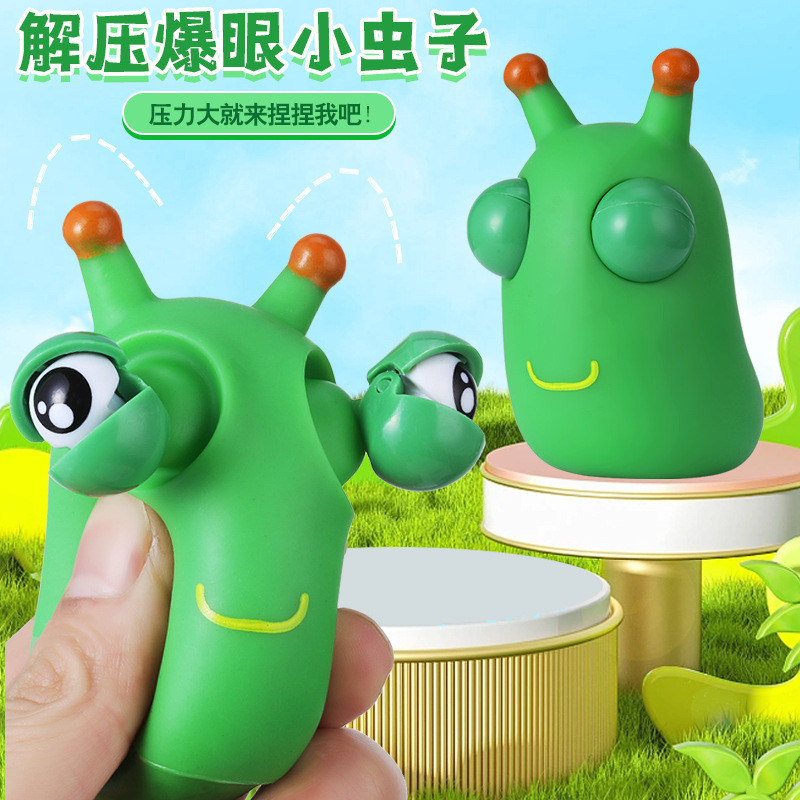 Đồ Chơi Bán Chạy Pop-Eyed Bugs Pinch Nhạc Giải Nén Dụng Cụ Tiện Dụng Ngộ nghĩnh Rau Bugs Thông Hơi B