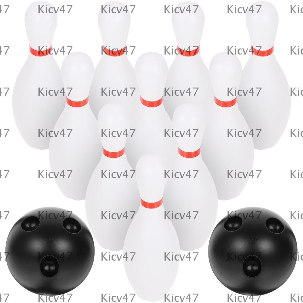 Trò chơi bowling KICV, Bộ đồ chơi bowling vui nhộn màu trắng, Đồ chơi bowling bằng nhựa cho trẻ em B