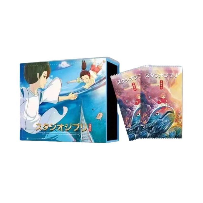 【Fast shipping】blind box ghibli ghibli postcard ghibli decor Mô hình tượng hộp mù