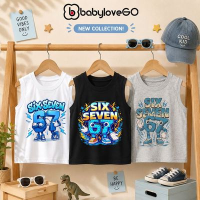 Áo ba lỗ bé trai BabyloveGO áo thun 3 lỗ 100% cotton phong cách US/UK cho bé 1-10 tuổi