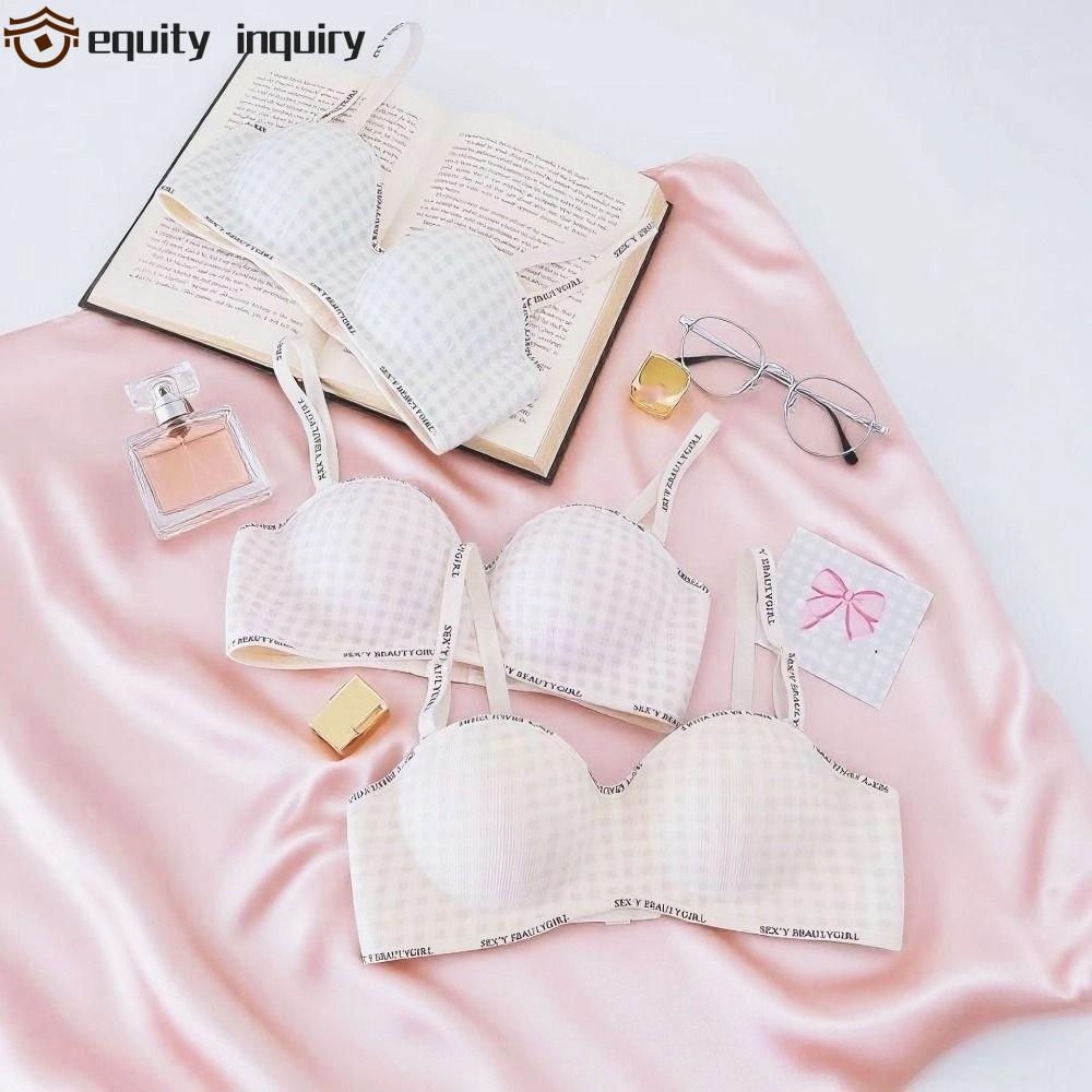 equity inquiry EQUITY Yêu Thích - Áo Ngực Lưới Chữ Cái Liền Mạch Không Dây, Đồ Lót Chữ V Sâu Phù Hợp