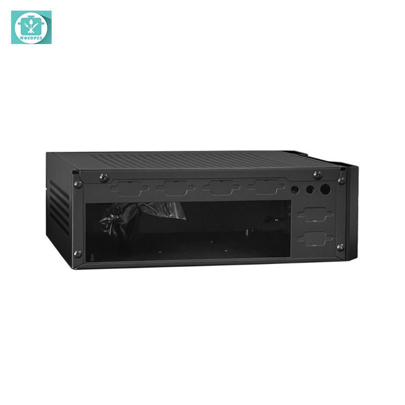 Woedpez MX02 Mini Desktop Case Mini ITX Chassis HTPC PC Case Hỗ trợ 2 Đĩa cứng 5 inch Làm mát hiệu q