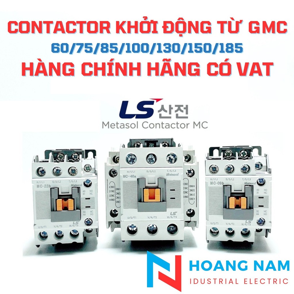 Khởi Động Từ LS MC Contactor 65/75/85/100/130/150/185A Hàng chính hãng, CÓ VAT