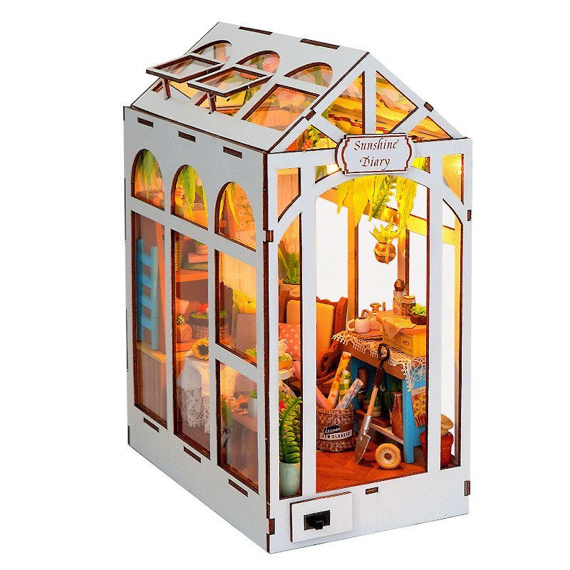 FB51 [Cash commodity and quick delivery]Tianyu DIY Small House Bookend TL3Sunshine Diary Handmade Mi